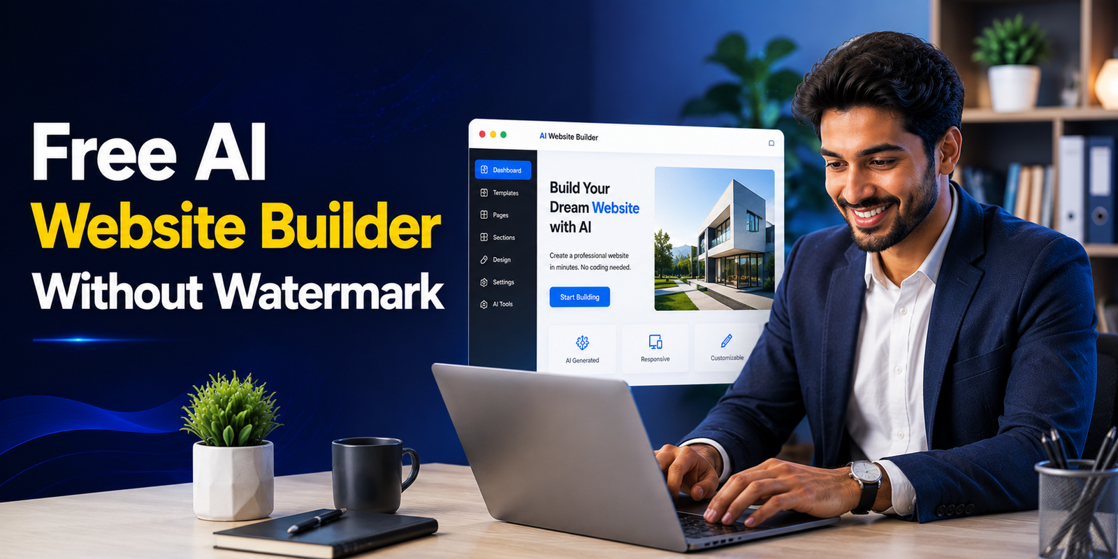Free AI Website Builder Without Watermark