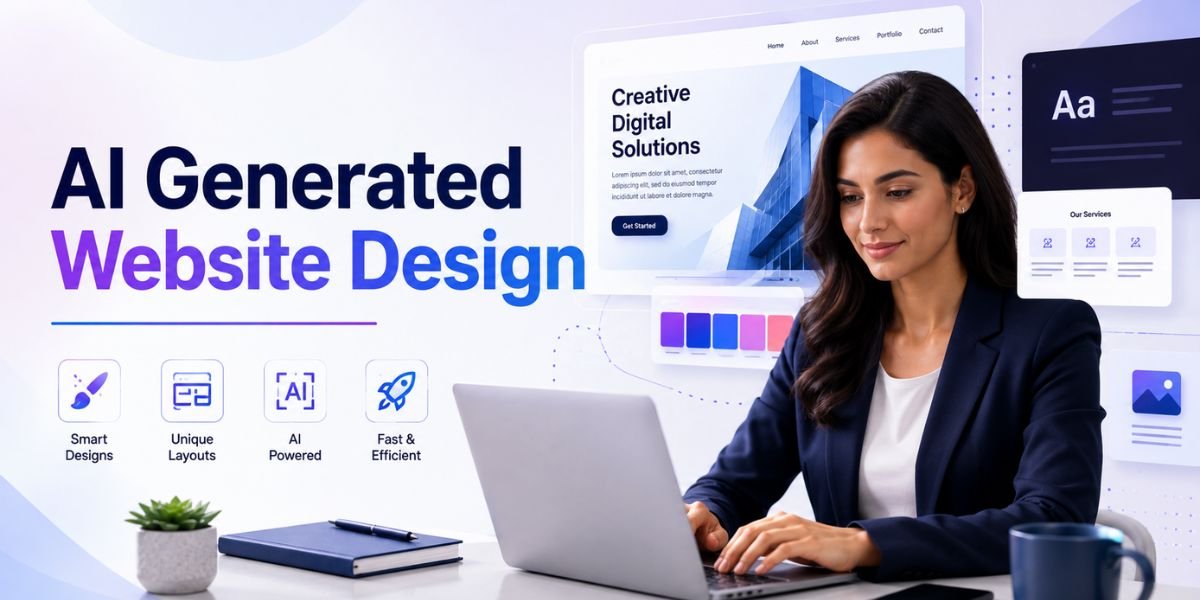 AI Generated Website Design