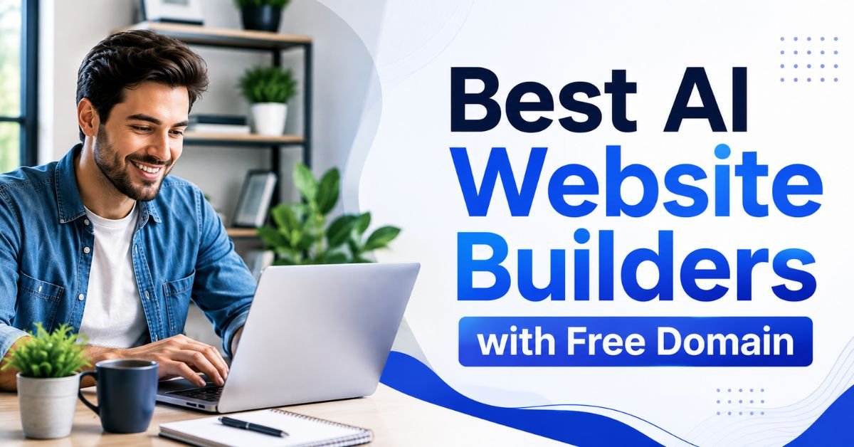 Best AI Website Builders with Free Domain