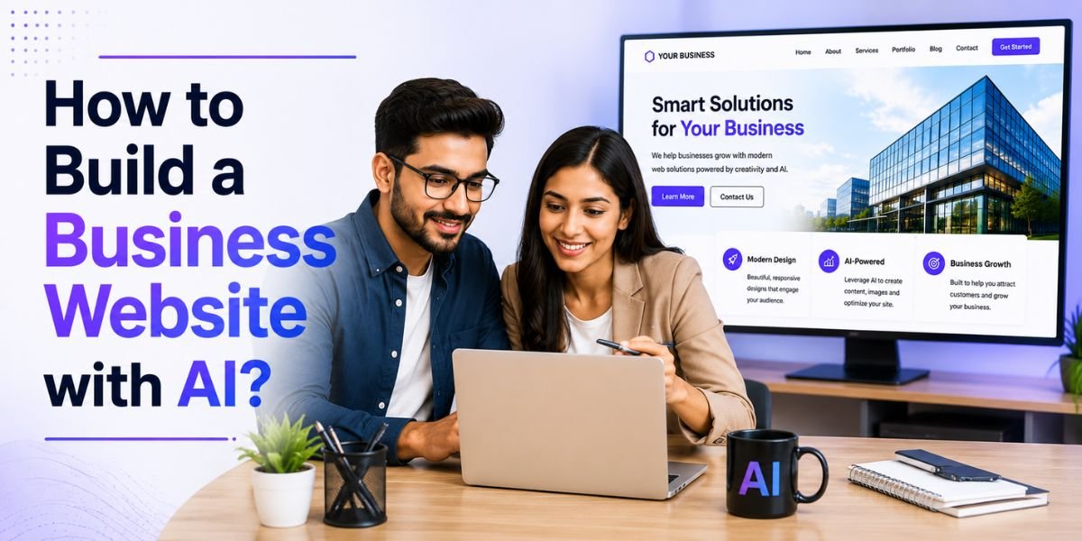 How to Build a Business Website with AI