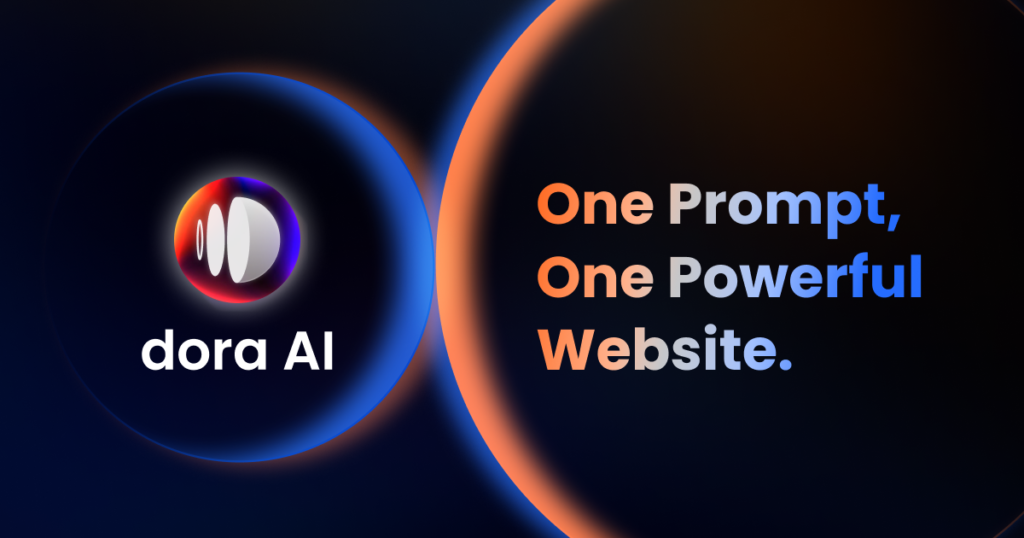 Dora AI Website Builder for Portfolios