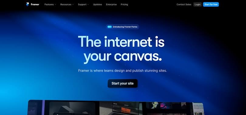 Framer AI for Business Websites