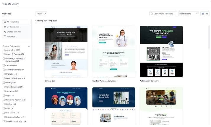 GoHighLevel Website Builder for Marketing Agencies