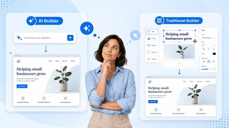 HostGator AI Website Builder vs Traditional Website Builders