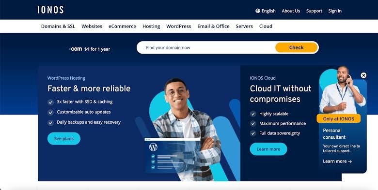IONOS AI Website Builder for Freelancers